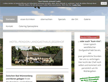 Tablet Screenshot of jaegerhof-nacke.de